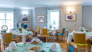 Clayburn Court care home in Peterborough, dining room