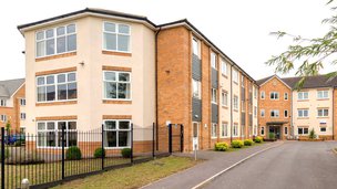 Clayburn Court care home in Peterborough, front exterior