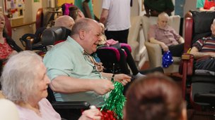 The Belleview ABI Unit - residents taking part in dancing activity