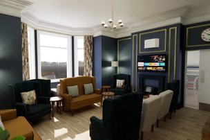 Oaklands Rest Home, lounge 