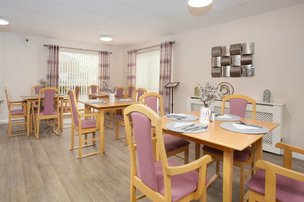 St Luke's Care Home in Pudsey dining room