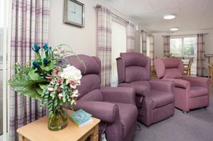 St Luke's Care Home in Pudsey living room