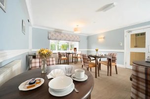 Riverwell Beck Care Home in Carlisle dining room