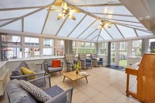 Brookdale Care Home in Bury conservatory