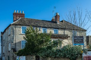 Mill House Care Home in Witney, exterior 