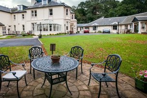 St Olaf Care Home, patio area 