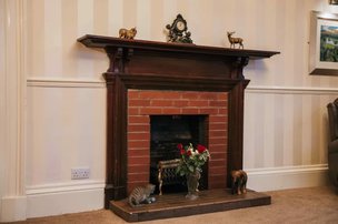 Daviot Care Home, fireplace 