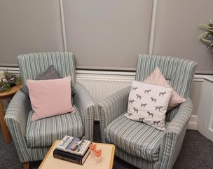 Astley House, North Berwick, seating area