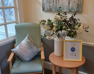 Astley House, North Berwick, seating area