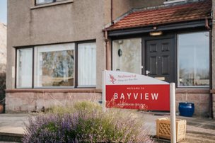 Bayview Care Home, sign of care home 
