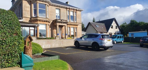 Morar Lodge Nursing Home in Helensburgh front exterior