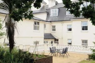 Mulberry House in St Leonards On Sea, courtyard