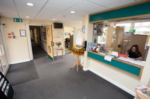 Rodley House, Lydney, reception 