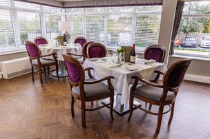 Edingley Lodge, Newark-on-Trent, dining area 