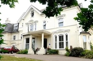 Mulberry House in St Leonards On Sea, front entrance