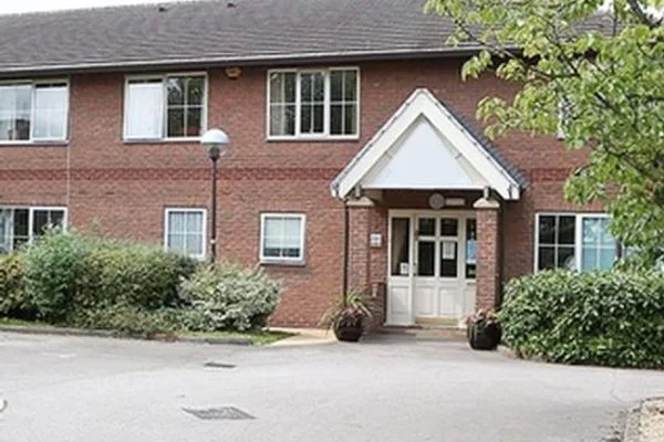 Branston Court Care Home in Burton-on-Trent, front entrance