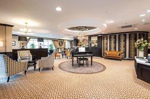 Eastcote Park Retirement Apartments, piano relaxing area 