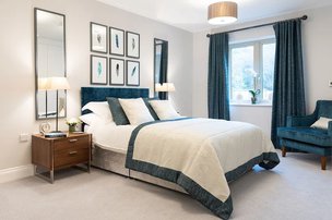 Eastcote Park Retirement Apartments, bedroom 