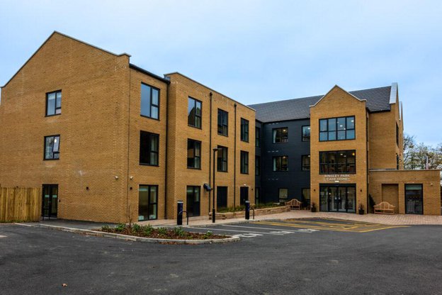 Bingley Park Care Home in Bingley, front exterior