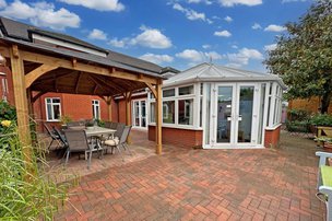 Newgrange Residential Home rear exterior with garden extension