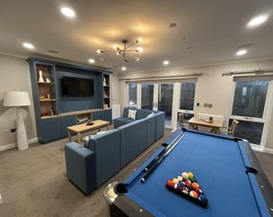 Lancing Beach, West Sussex, games room