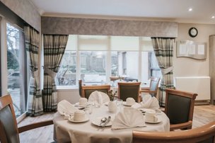 Ivybank House Care Home, dining area 