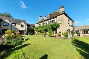 The Priory Care Home in Chippenham gardens