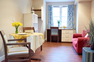 Lindridge Care Home, lounge area 
