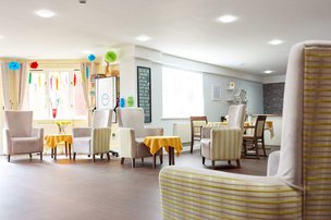 Lindridge Care Home, living area 