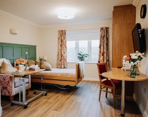 Bedroom at Oak Lodge Nursing Home