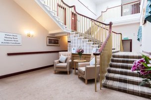 Crofthead Nursing Home in West Lothian, stairway