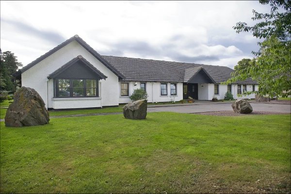 Kinmylies Lodge Care Home, front of home. 