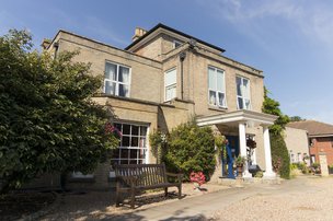 Fornham House Residential Home in Bury St Edmuns, front exterior