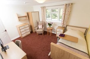 Oaklands Court Nursing Home in Horam bedroom