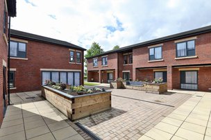 Ribble Court Care Home Courtyard