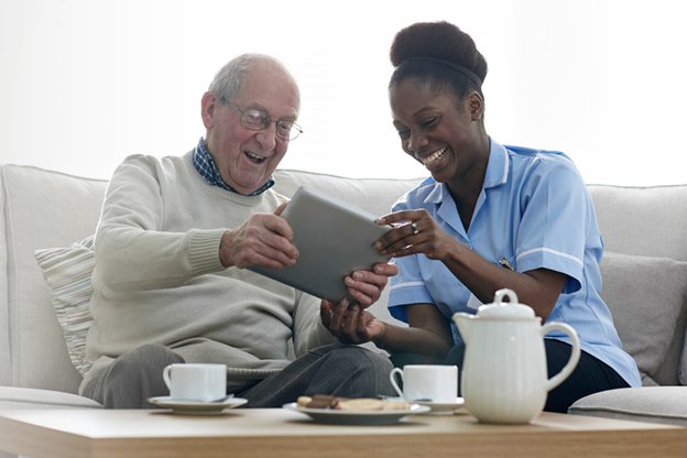 Rainbow Care Service Centre live in care in Leicester lady and gentleman