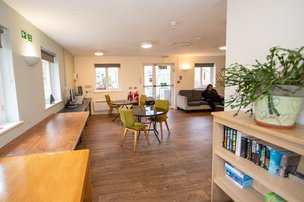 Maes-y-dderwen - communal living area for residents