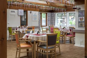 Bemerton Lodge, Salisbury, dining area 