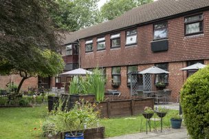 Bemerton Lodge, Salisbury, garden area 