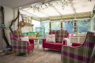 Bemerton Lodge, Salisbury, conservatory 