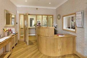 The Lodge Care Home in Hemel Hempstead, reception 