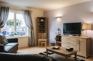 Hilton Court Care Home, lounge area 