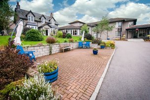 Grove Care Home, garden area 