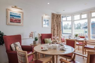 Grove Care Home, dining table 