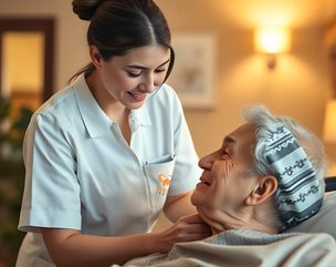 Kome Care Community, carer and client
