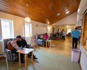 Woodview House Nursing Home, Halesowen living area 