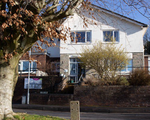 Wylesfield Care Home, Llandrindod Wells, front of home 