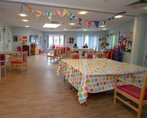 Wellesley Road Care Home, dining area 