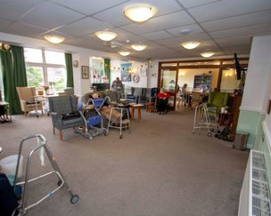 Wylesfield Care Home, Llandrindod Wells, living area 