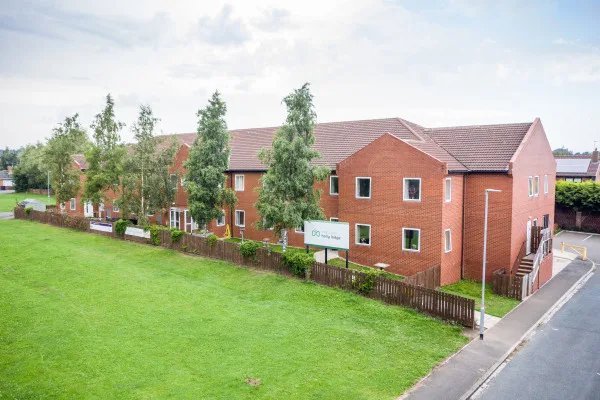 Holly Lodge Care Home in Shildon front exterior